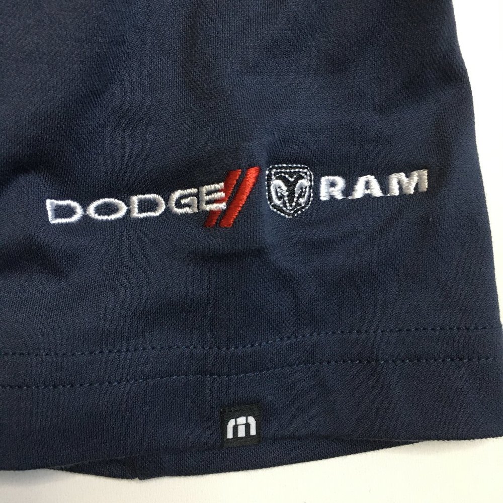 TRAVIS MATHEW Dark Blue Dodge Ram Chrysler Jeep Embroidery Short Sleeve Shirt - Picture 7 of 12